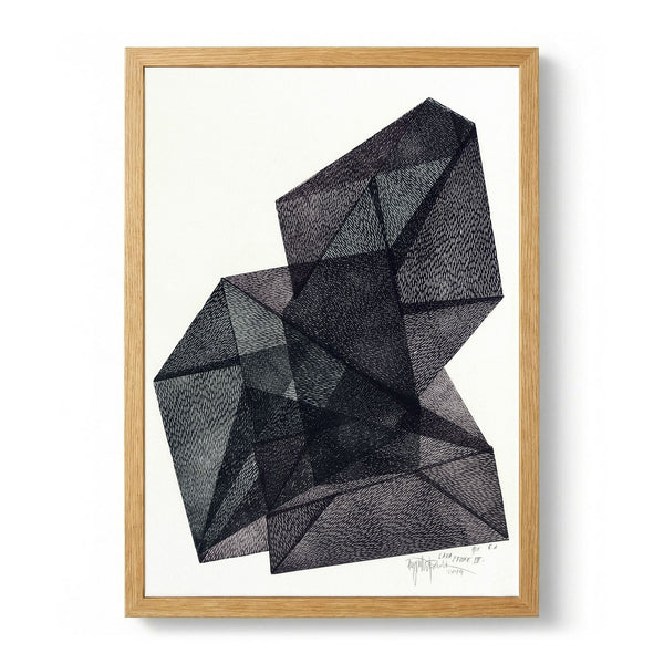 Interlocking Geometric Forms by Paulina
