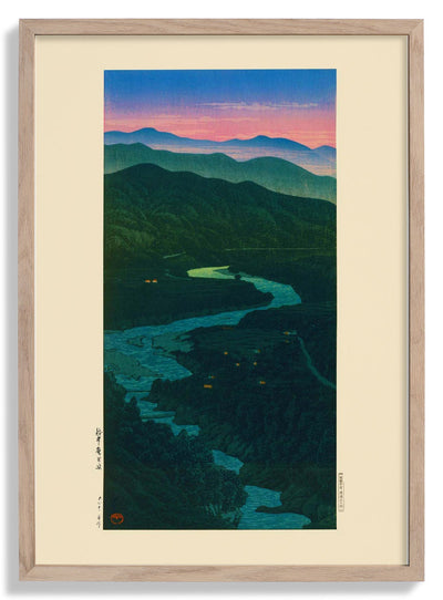 Ioridani Pass, Etchu by Hasui