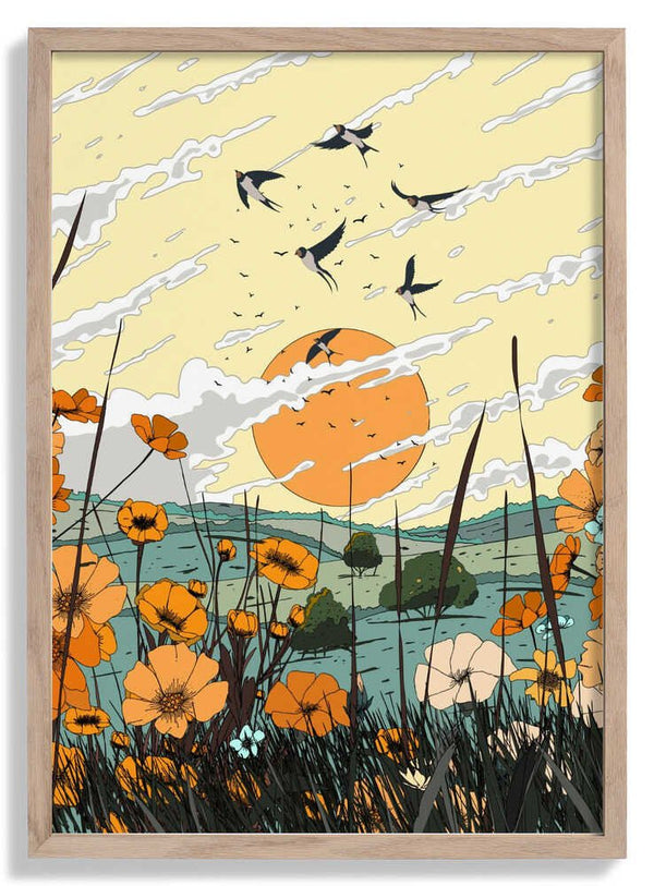 Japan Landscape In the Summer by Nicholas