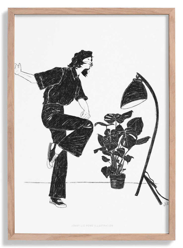 Jlr Dancingathome4 Blackandwhite by Jenny Liz Rome