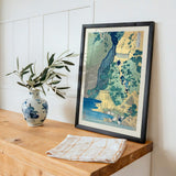 Kannon Shrine at Kiyo Falls by Katsushika Hokusai - Kuriosis Fine Art GmbH