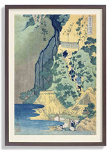 Kannon Shrine at Kiyo Falls by Katsushika Hokusai - Kuriosis Fine Art GmbH
