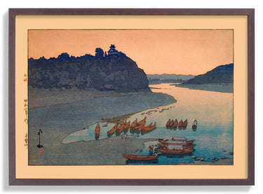 Kisogawa Kiso River 1927 by Hiroshi Yoshida - Kuriosis Fine Art GmbH