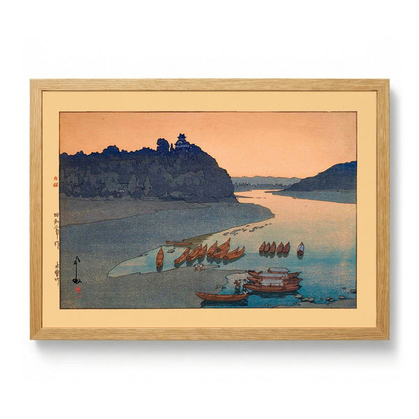 Kisogawa Kiso River 1927 by Hiroshi Yoshida