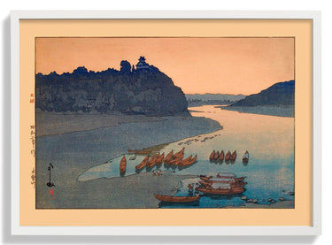 Kisogawa Kiso River 1927 by Hiroshi Yoshida - Kuriosis Fine Art GmbH