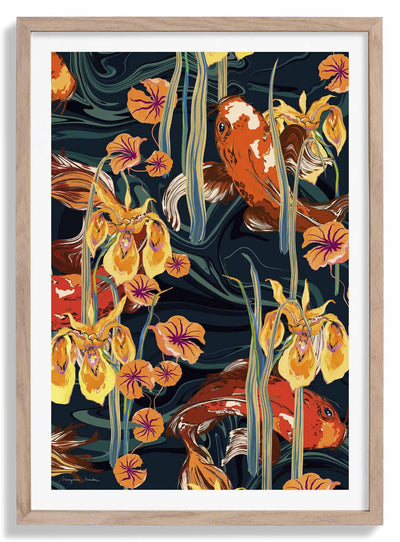 Koi Pond Warm door MARYLENE MADOU