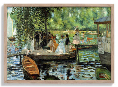 La Grenouillère Painting by Pierre A. Renoir