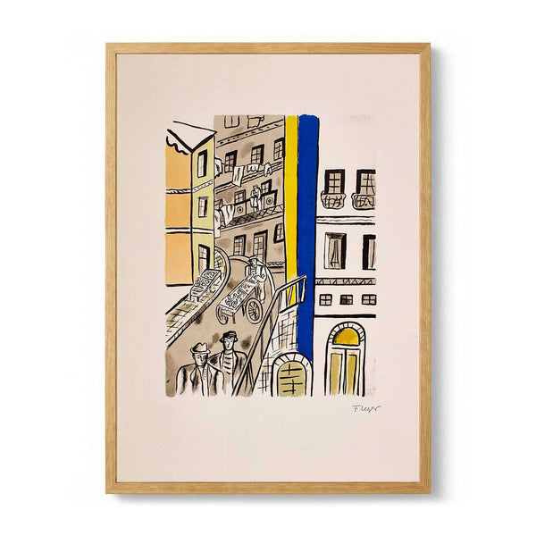 La rue (Street) by Fernand Léger