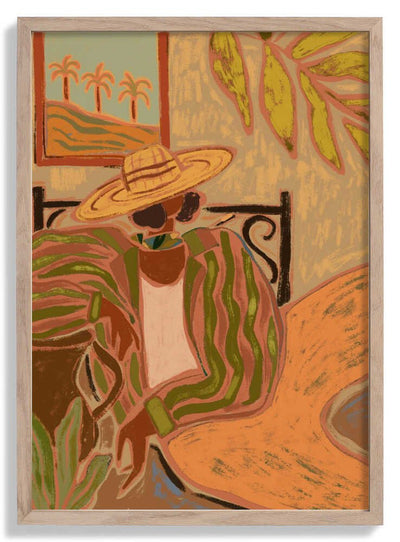 Lady in Stripe door Arty Guava