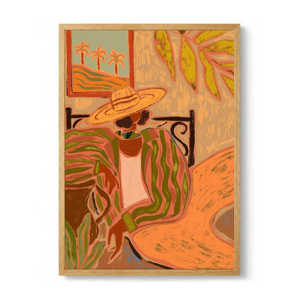 Lady in Stripe by Arty Guava