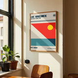 Lake Windermere Lake District National Park Travel Poster by Retrodrome - Kuriosis Fine Art GmbH