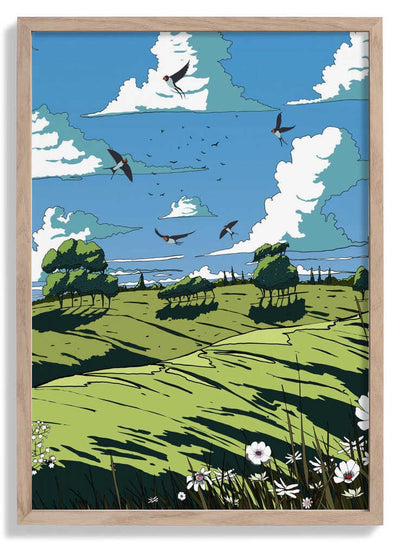Landscape In The Summer door Nicholas