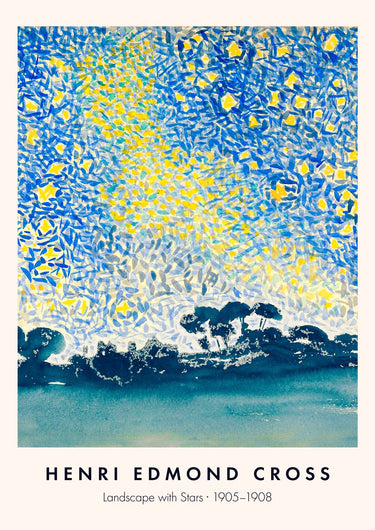 landschaft mit Sternen von Henri Edmond Cross – Kuriosis Fine Art GmbH