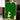 Large Abstract Cut Out In Green by Little Dean - Kuriosis Fine Art GmbH