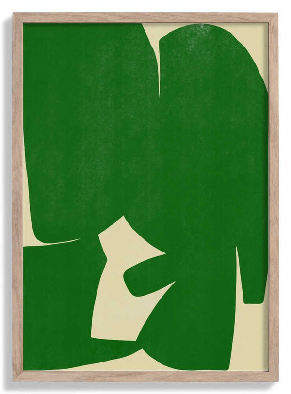 Large Abstract Cut Out In Green de Little Dean