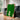 Large Abstract Cut Out In Green by Little Dean - Kuriosis Fine Art GmbH