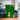 Large Abstract Cut Out In Green by Little Dean - Kuriosis Fine Art GmbH