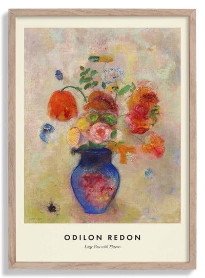 Large Vase with Flowers by Odilon Redon