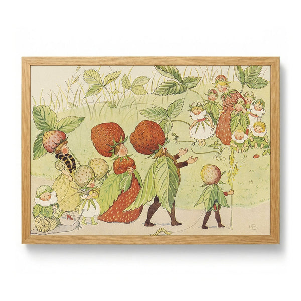 Lasse Liten I TrAcdgAyrden - Jordgubbsfamiljen by Elsa Beskow
