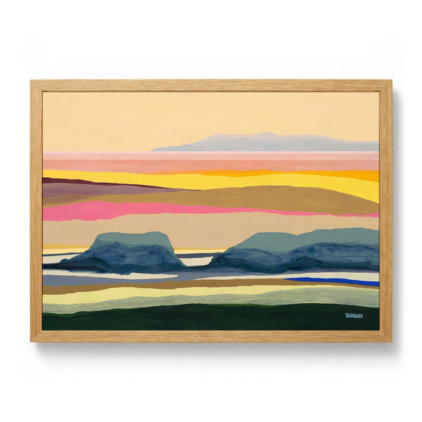 Layered Desert Horizon by Angela Seear