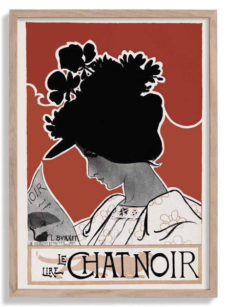 Le Chat Noir – Vintage Graphic Design Poster – Kuriosis Fine Art GmbH