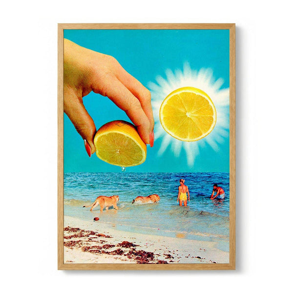 Lemon Sun Lions Beach di Betty Klaasse