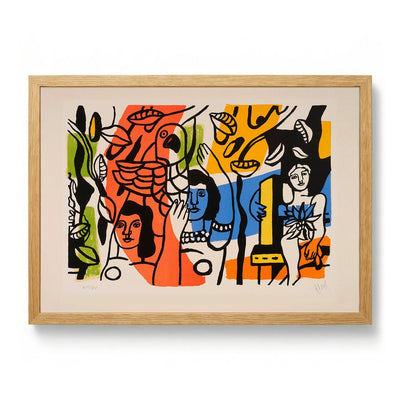 Les femmes au perroquet by Fernand Léger