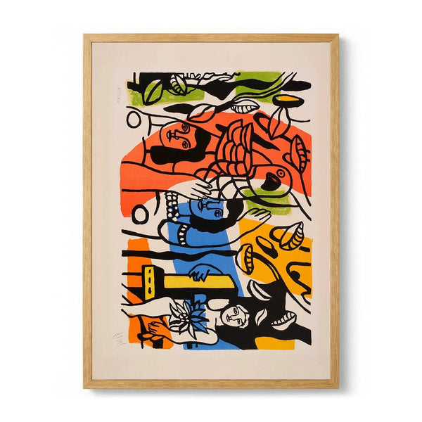 Les femmes au perroquet by Fernand Léger