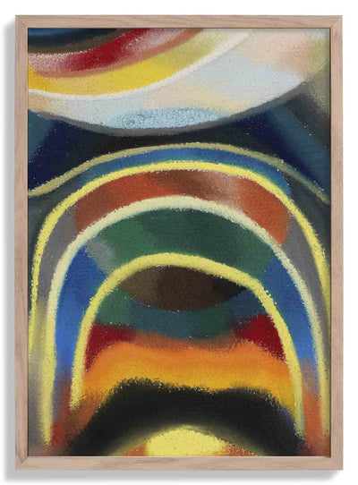 Lichtkreise - Kosmischer Regenbogen by Otto Freundlich