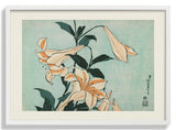 Lilies by Katsushika Hokusai - Kuriosis Fine Art GmbH