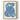 Line art organic shape in blue 02 by Little Dean - Kuriosis Fine Art GmbH