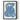 Line art organic shape in blue 02 by Little Dean - Kuriosis Fine Art GmbH