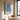 Line art organic shape in blue 02 by Little Dean - Kuriosis Fine Art GmbH