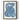 Line art organic shape in blue 02 by Little Dean - Kuriosis Fine Art GmbH
