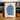 Line art organic shape in blue by Little Dean - Kuriosis Fine Art GmbH