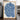 Line art organic shape in blue by Little Dean - Kuriosis Fine Art GmbH