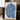 Line art organic shape in blue by Little Dean - Kuriosis Fine Art GmbH