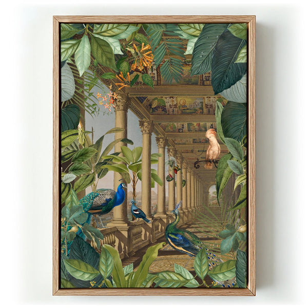 Lost Jungle Place With Peacocks 2 by Andrea Haase