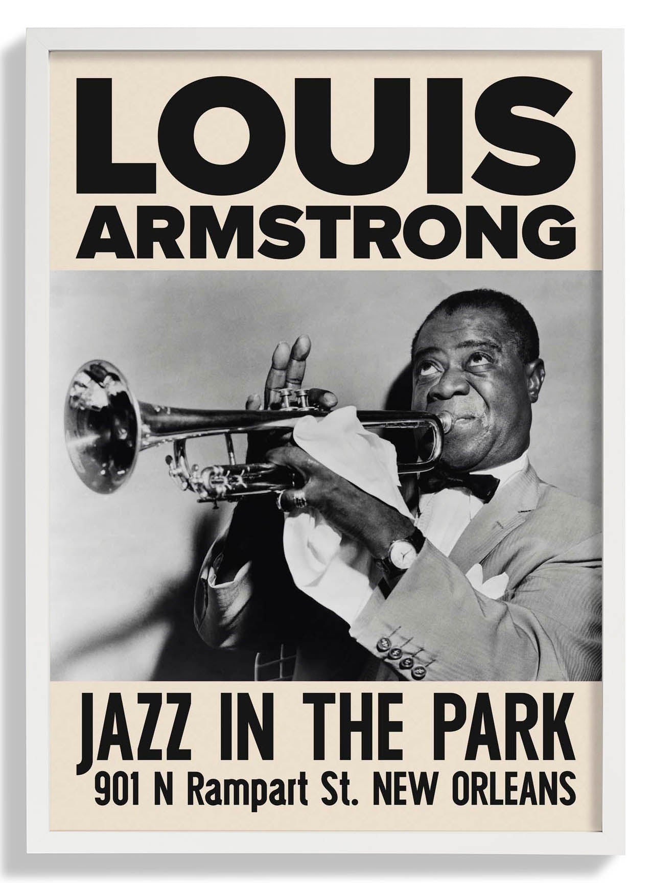 Louis Armstrong Art Satchmo - Print by John Bukaty | Multiple Sizes | Giclée on Paper or Canvas Louis Armstrong Art Satchmo - Print by John Bukaty | Multiple Sizes | Giclée on Paper or Canvas