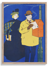 Mann und Frau beim Briefversand von Edward Penfield – Kuriosis Fine Art GmbH
