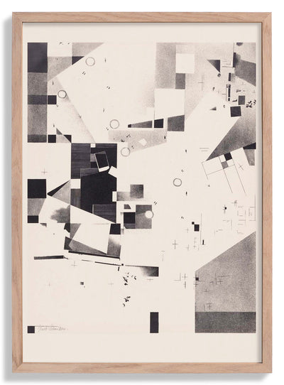 Merz 3 Kurt Schwitters 6 Lithos Pl3  by Kurt Schwitters