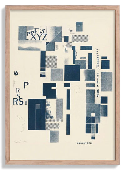 Merz 3 Kurt Schwitters 6 Lithos Pl4   by Kurt Schwitters