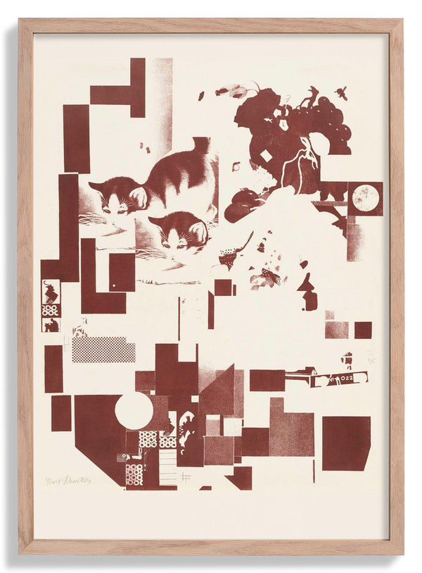 Merz 3 Kurt Schwitters 6 Lithos Pl6 by Kurt Schwitters
