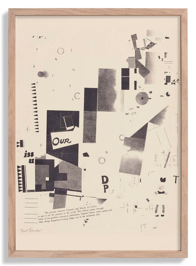 Merz 3 Kurt Schwitters 6 Lithos Pl7 by Kurt Schwitters