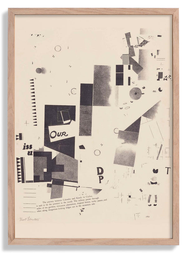 Merz 3 Kurt Schwitters 6 Lithos Pl7 by Kurt Schwitters