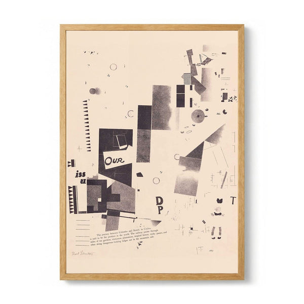 Merz 3 Kurt Schwitters 6 Lithos Pl7 by Kurt Schwitters