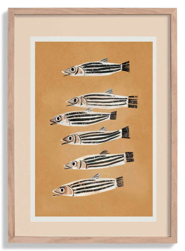 Minimal Fish Study von City Art