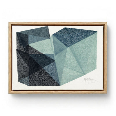 Modern Blue Facets