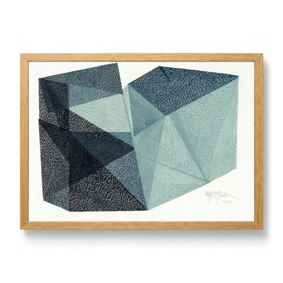 Modern Blue Facets