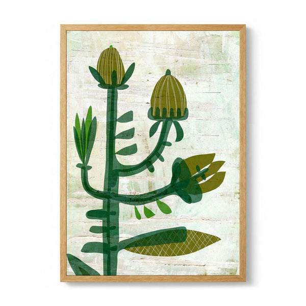 Modern Green Botanical by Annick